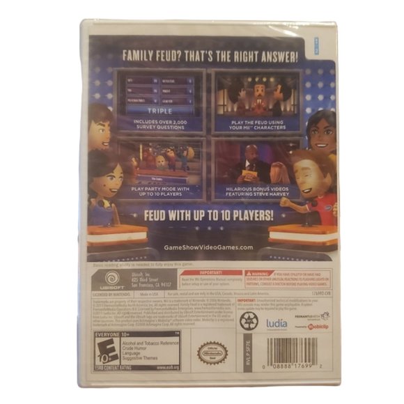 Family Feud 2012 Edition Nintendo Wii Brand New Factory Sealed - Picture 2 of 5